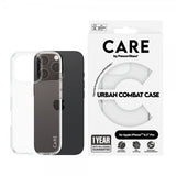 CARE by PanzerGlass iPhone 16 Pro -kuori Urban Combat läpinäkyvä