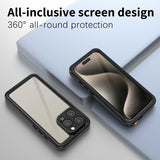 Redpepper iPhone 16 Pro -kuori Vedenkestävä IP68 Musta