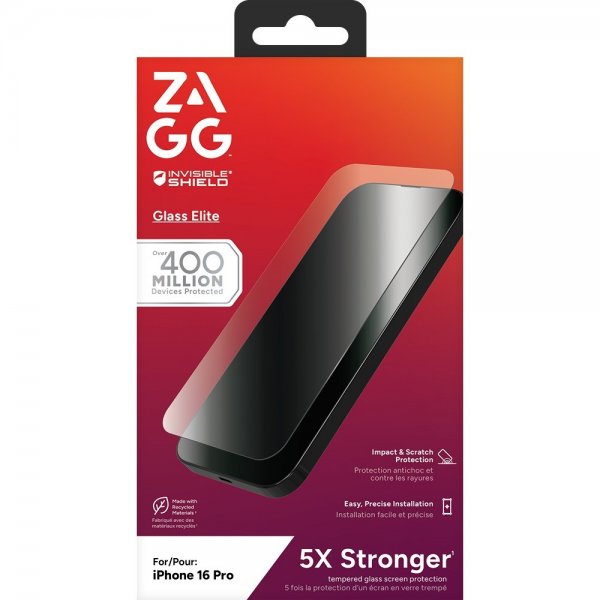 ZAGG InvisibleShield iPhone 16 Pro -näytönsuoja Glass Elite
