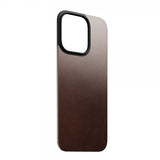 Nomad iPhone 16 Pro Skin Magnetic Leather Back Rustic Brown