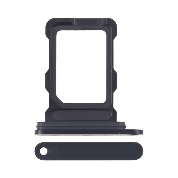 iPhone 16 Pro/16 Pro Max SIM-korttipidin - Musta