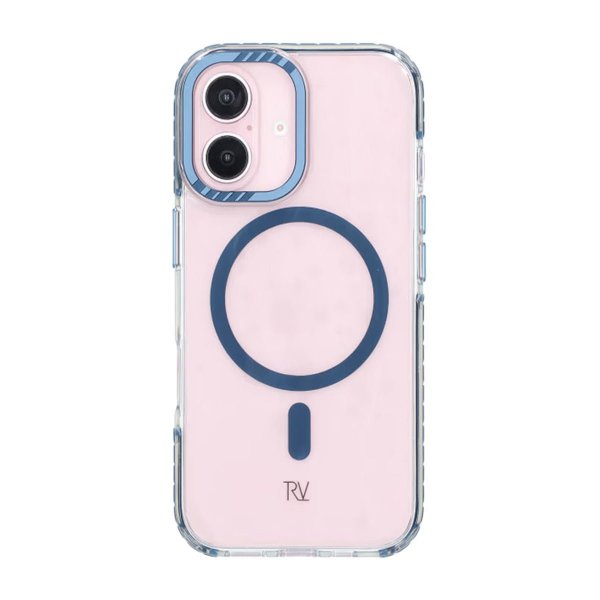 Rvelon iPhone 16 -suojakuori TPU MagSafe Sininen