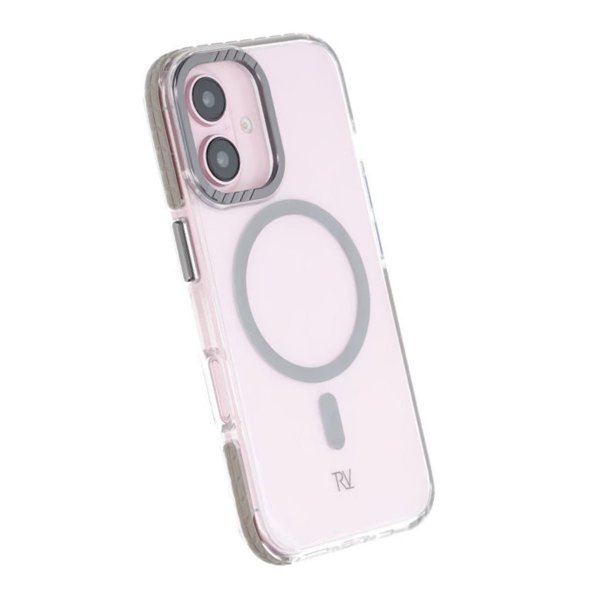 Rvelon iPhone 16 -kuori TPU MagSafe, harmaa