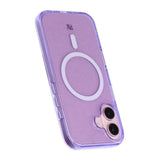 Rvelon iPhone 16 -kuori Glitter MagSafe Violetti