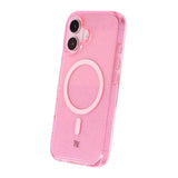 Rvelon iPhone 16 -kuori Glitter MagSafe pinkki