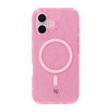 Rvelon iPhone 16 -kuori Glitter MagSafe pinkki