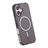 Rvelon iPhone 16 -kuori glitterillä, MagSafe, musta