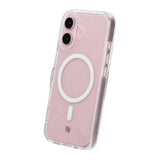 Rvelon iPhone 16 Kuori Glitter MagSafe Valkoinen