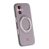 Rvelon iPhone 16 Suojakuori Kääntyvällä MagSafe-jalustalla Harmaa