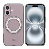 Rvelon iPhone 16 Suojakuori Kääntyvällä MagSafe-jalustalla Harmaa