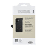Buffalo iPhone 16 -kuori, aitoa nahkaa, MagSeries, musta