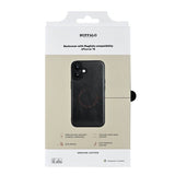 Buffalo iPhone 16 -kuori, aitoa nahkaa, MagSeries, musta
