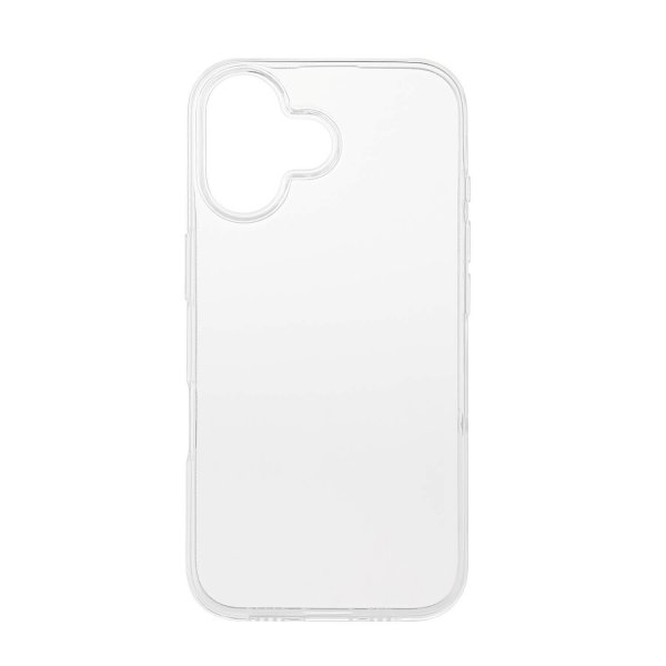 Onsala iPhone 16 -suojakuori, kierrätetty TPU, läpinäkyvä