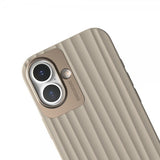 Nudient iPhone 16 Suojakuori Bold MagSafe Linen Beige