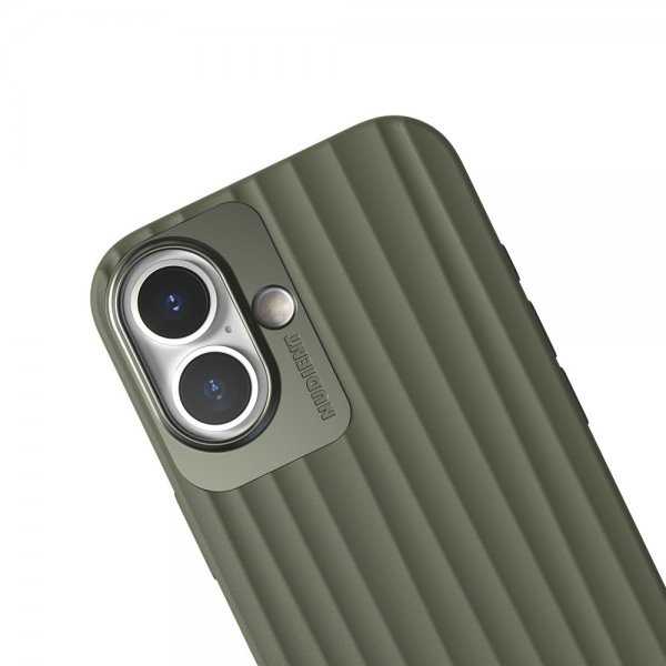 Nudient iPhone 16 -suojakuori Bold MagSafe Oliivinvihreä
