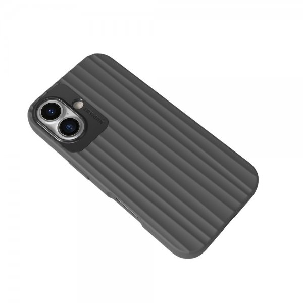 Nudient iPhone 16 -kuori Bold MagSafe Storm Black