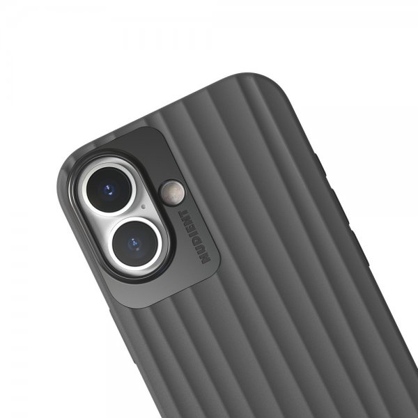 Nudient iPhone 16 -kuori Bold MagSafe Storm Black