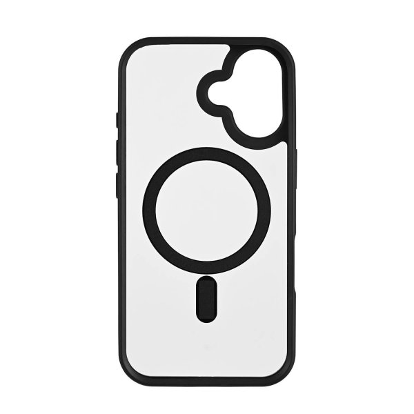 Onsala iPhone 16 -suojakuori, Bumper MagSeries, läpinäkyvä musta