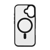 Onsala iPhone 16 -suojakuori, Bumper MagSeries, läpinäkyvä musta
