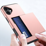 iPhone 16 Kuori Korttilokero Sininen