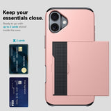iPhone 16 Kuori Korttilokero Vihreä