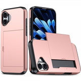 iPhone 16 Kuoret Korttikotelo Ruusukulta