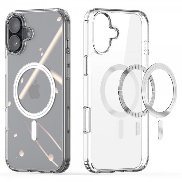 Dux Ducis iPhone 16 Suojakuori Clin Series MagSafe Läpinäkyvä