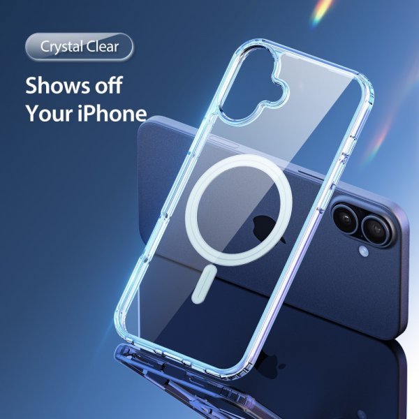 Dux Ducis iPhone 16 Suojakuori Clin Series MagSafe Läpinäkyvä