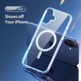 Dux Ducis iPhone 16 Suojakuori Clin Series MagSafe Läpinäkyvä
