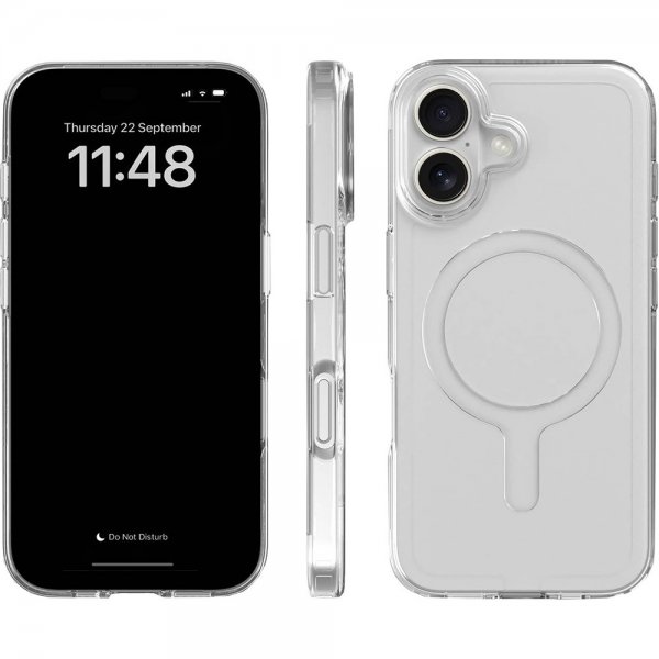 agood company iPhone 16 Suojakuori CLRPRTCT Läpinäkyvä