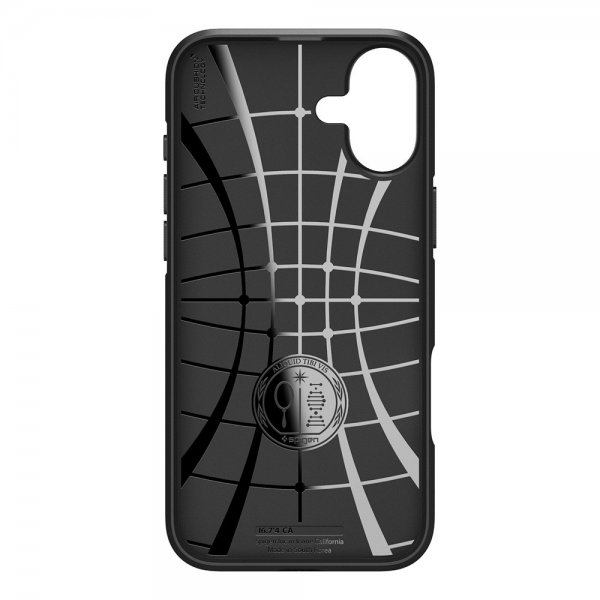 Spigen iPhone 16 -suojakuori Core Armor, mattamusta
