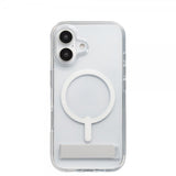 ZAGG iPhone 16 Crystal Palace Snap Kickstand läpinäkyvä kuori