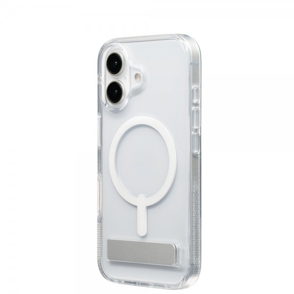 ZAGG iPhone 16 Crystal Palace Snap Kickstand läpinäkyvä kuori