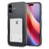 Spigen iPhone 16 Suojakuori Crystal Slot Crystal Clear