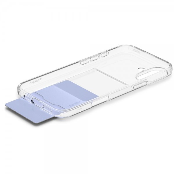Spigen iPhone 16 Suojakuori Crystal Slot Crystal Clear