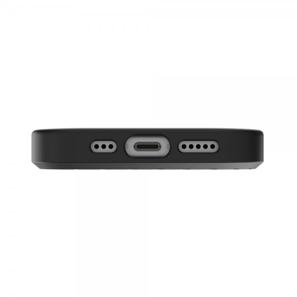 ZAGG iPhone 16 -suojakuori Denali Snap Kickstand Musta