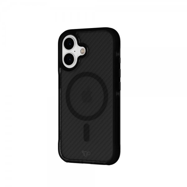 Tech21 iPhone 16 -suojakuori EvoArmor MagSafe Musta