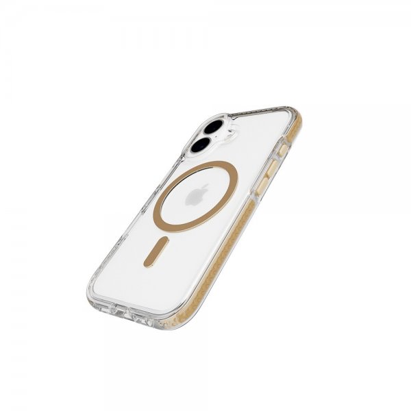 Tech21 iPhone 16 -suojakuori EvoCrystal MagSafe, kulta