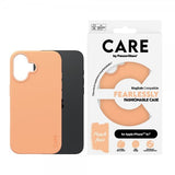 CARE by PanzerGlass iPhone 16 Suojakuori Fashionable MagSafe Peachy