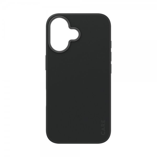 CARE by PanzerGlass iPhone 16 -suojakuori Fashionable MagSafe Musta