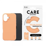 CARE by PanzerGlass iPhone 16 -suojakuori, Fashionable Peachy