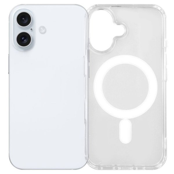 Nordic Covers iPhone 16 Kuori Feather Series MagSafe Läpinäkyvä