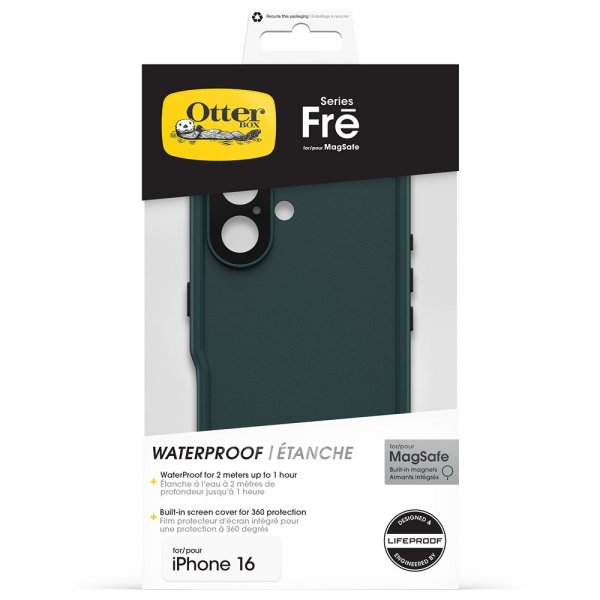 Otterbox iPhone 16 -suojakuori Fre MagSafe Sagebrush