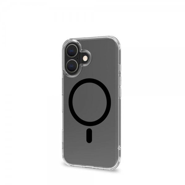 Celly iPhone 16 Suojakuori GELSKINMAG Musta