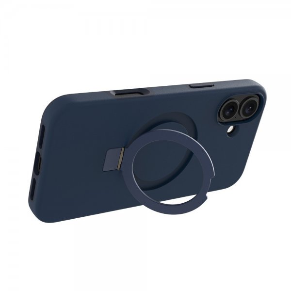 dbramante1928 iPhone 16 -kuori, Iceland Ultra D3O MagSafe Kickstand, sininen