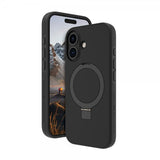 dbramante1928 iPhone 16 -kuori Iceland Ultra D3O MagSafe Kickstand, musta