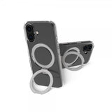 dbramante1928 iPhone 16 -suojakuori Iceland Ultra D3O MagSafe Kickstand, läpinäkyvä