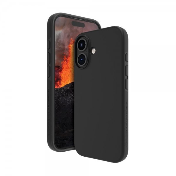 dbramante1928 iPhone 16 -kuori Iceland Ultra D3O MagSafe, musta