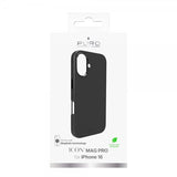 Puro iPhone 16 -suojakuori ICON Mag Pro musta
