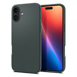 Spigen iPhone 16 Suojakuori Liquid Air Abyss Green
